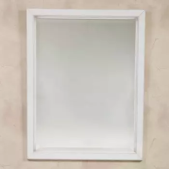 Зеркало La Beaute Classic Vivien 75 белый с патиной SPEC164LBP