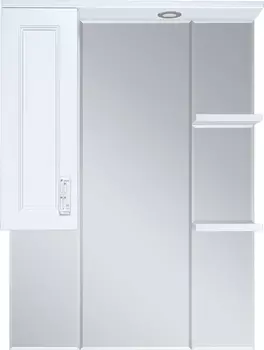 Зеркало Misty Дива 85 L c подсветкой, белое П-Див04085-013Л