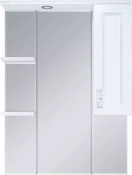 Зеркало Misty Дива 85 R c подсветкой, белое П-Див04085-013П