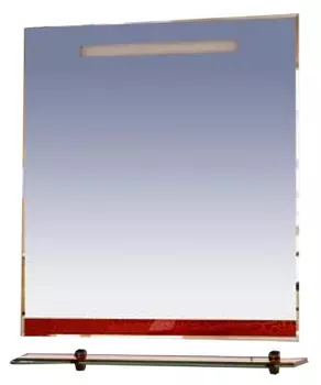 Зеркало Misty Джулия 75 красное краколет Л-Джу03075-0413