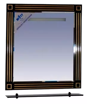 Зеркало Misty Venezia 75 черная патина Л-Внц03075-023