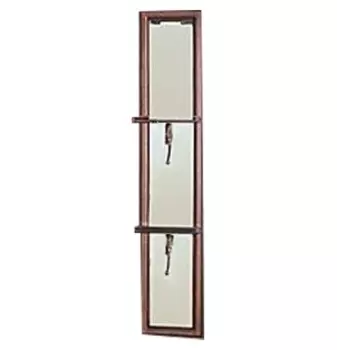 Зеркало Opadiris Корсо-оро №6 узкое с полками L, орех