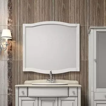 Зеркало Opadiris Лаура 100 белое Z0000012819
