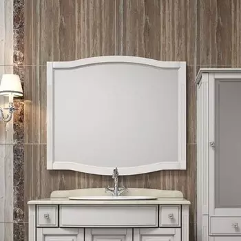 Зеркало Opadiris Лаура 120 белое Z0000012471