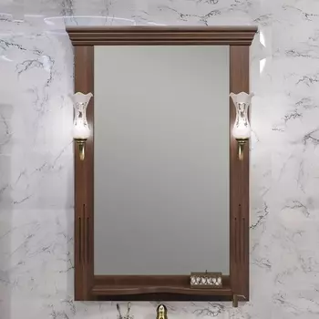 Зеркало Opadiris Риспекто 65, нагал, с полкой 00-00005818