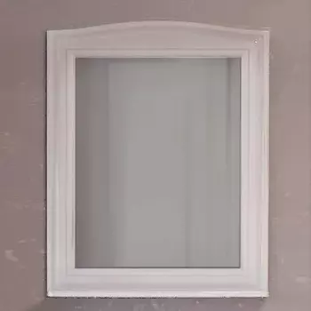 Зеркало Raval Classic 80, белое Cla.02.80/W