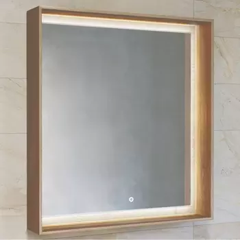 Зеркало Raval Frame 75 дуб трюфель, с подсветкой Fra.02.75/DT