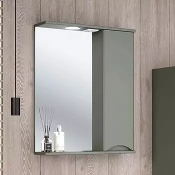 Зеркало Runo Афина 60 цемент 00-00001207