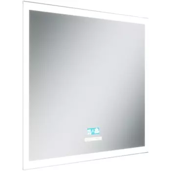 Зеркало Sancos City 2.0 90х70 с подсветкой, часами, подогревом, Bluetooth CI2.900