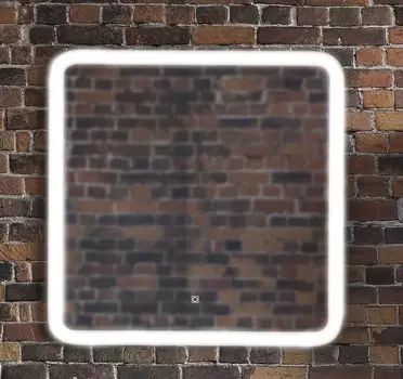 Зеркало Sanflor Лорд 70, белое матовое, с подсветкой С22585