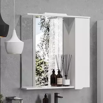 Зеркало Sanstar Bianca 80 белое 152.1-2.5.1.