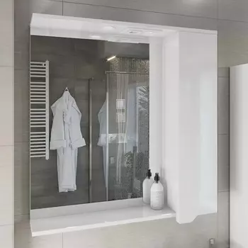 Зеркало Sanstar Лайн 70 белое 145.1-2.5.1.