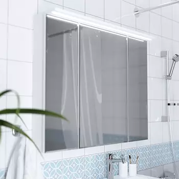 Зеркало-шкаф 1MarKa Соната 90 с подсветкой Ц0000007615