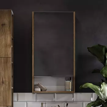 Зеркало-шкаф Акватон Сканди 45 дуб рустикальный 1A252002SDZ90