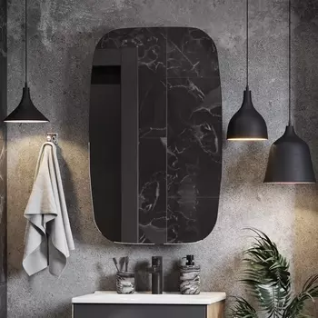 Зеркало-шкаф Акватон Сохо 60 графит R 1A258302AJA0R