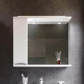 Зеркало-шкаф Am.Pm Like 80 L, белый глянец M80MPL0801WG