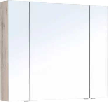 Зеркало-шкаф Aquanet Алвита 90 дуб веллингтон белый 303898