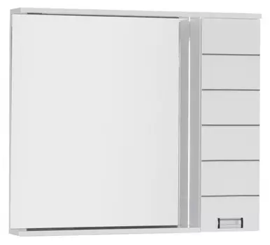 Зеркало-шкаф Aquanet Доминика 100 белый 171922