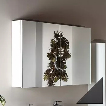 Зеркало-шкаф Armadi Art Valessi 100 антрацит 546-A glossy