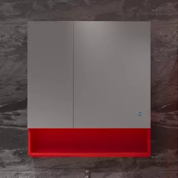 Зеркало-шкаф АВН Фиджи 80 красный 61.32 (10)