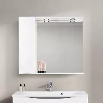 Зеркало-шкаф BelBagno Marino 90 L MARINO-SPC-900/750-1A-BL-P-L