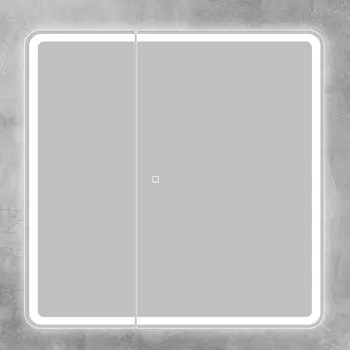 Зеркало-шкаф BelBagno SPC-MAR-800/800-2A-LED-TCH с подсветкой