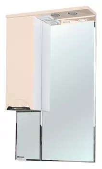 Зеркало-шкаф Bellezza Альфа 55 L бежевый 4618808002070