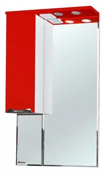 Зеркало-шкаф Bellezza Альфа 55 L красный 4618808002032