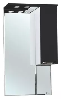 Зеркало-шкаф Bellezza Альфа 55 R черный 4618808001042