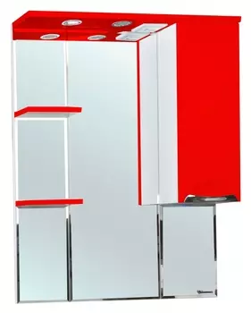 Зеркало-шкаф Bellezza Альфа 75 R красный 4618812001038