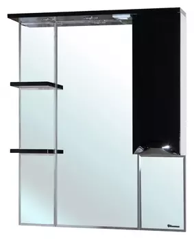 Зеркало-шкаф Bellezza Белла Люкс 85 R черный 4610614001049