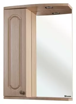 Зеркало-шкаф Bellezza Камелия 55 L светлый лен 4611608002127