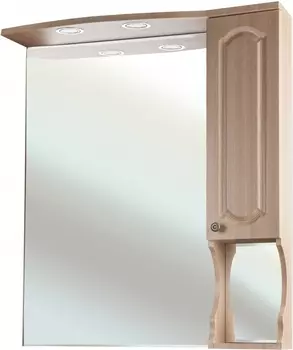 Зеркало-шкаф Bellezza Камелия 85 R светлый лен 4611614001121