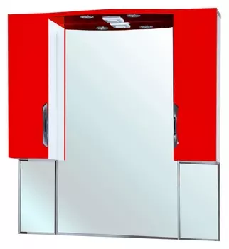 Зеркало-шкаф Bellezza Лагуна 105 красный 4612118000030