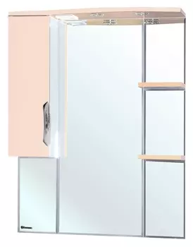 Зеркало-шкаф Bellezza Лагуна 75 L бежевый 4612112002078