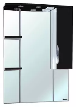 Зеркало-шкаф Bellezza Лагуна 75 R черный 4612112001040