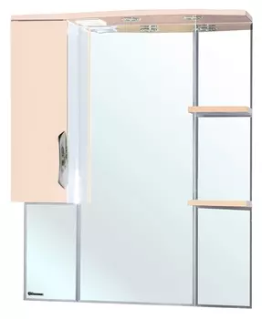 Зеркало-шкаф Bellezza Лагуна 85 L бежевый 4612114002076