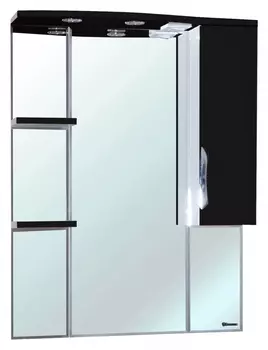 Зеркало-шкаф Bellezza Лагуна 85 R черный 4612114001048