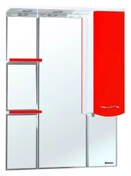 Зеркало-шкаф Bellezza Мари 85 R белый/красный 4612914001248