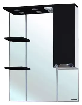 Зеркало-шкаф Bellezza Симона 90 R черный 4614015001042