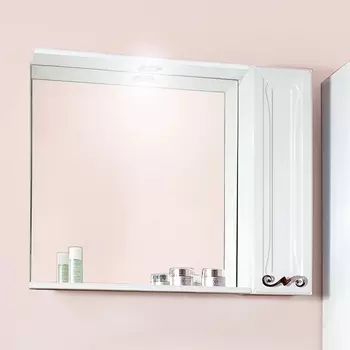 Зеркало-шкаф Бриклаер Адель 85 1 шкаф