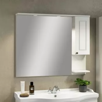 Зеркало-шкаф Comforty Севилья 100 слоновая кость 00003132628