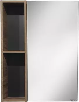 Зеркало-шкаф Comforty Штутгарт 60, дуб тёмно-коричневый 00004151036