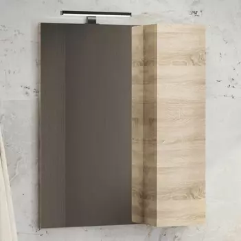 Зеркало-шкаф Comforty Тромсе 60 дуб сонома 00004142221