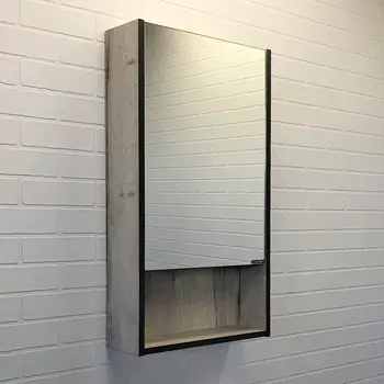 Зеркало-шкаф Comforty Вена 45 дуб дымчатый 00-00006652