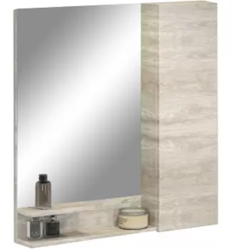 Зеркало-шкаф Comforty Верона 75 дуб белый 00004137100