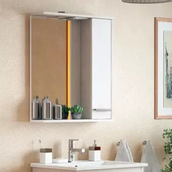 Зеркало-шкаф Corozo Лорена 65 R, лайн, с подсветкой SD-00000295