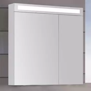 Зеркало-шкаф Dreja Max 80 белый глянец, с подсветкой 77.9009W