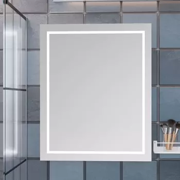 Зеркало-шкаф Emmy Родос 50 L, с подсветкой Rod50mir1-l