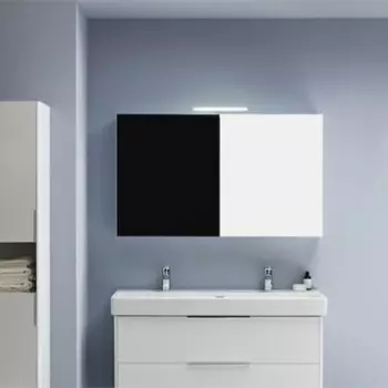 Зеркало-шкаф Laufen Base 100 белое матовое 4.0285.2.110.260.1